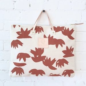 Erin Flett Clay Lotus Folder Bag